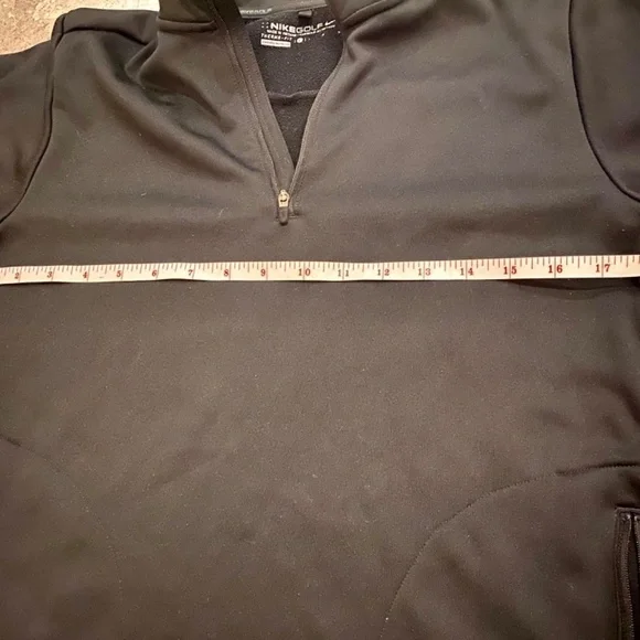 🎉Nike Golf Kids Size Large Black Quarter Zip Therma Fit Jacket - Picture 5 of 8